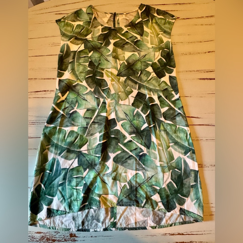 Marine Layer Palm Leaf Dress, Size Extra Small